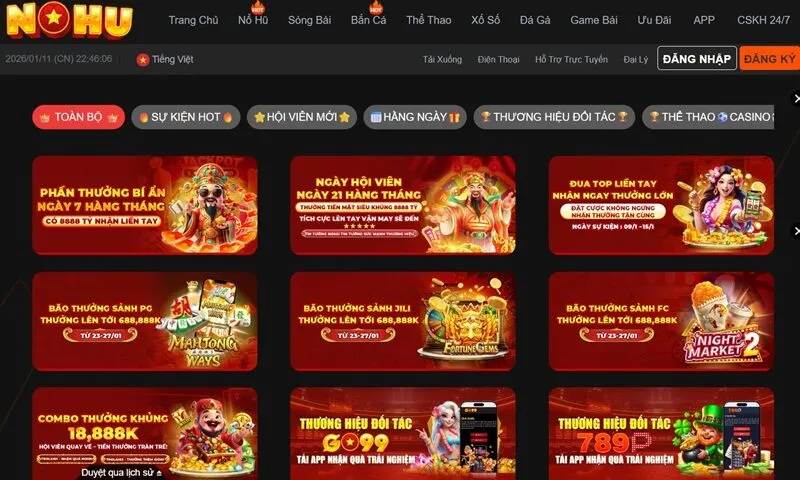 Nhiều chương trình ưu đãi hot cho phép người chơi săn thưởng