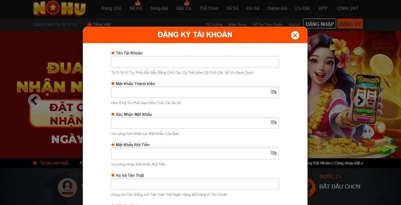 Quy định khi đặt cược